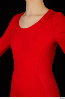 Kyoko clothing red dress standing whole body 0028.jpg